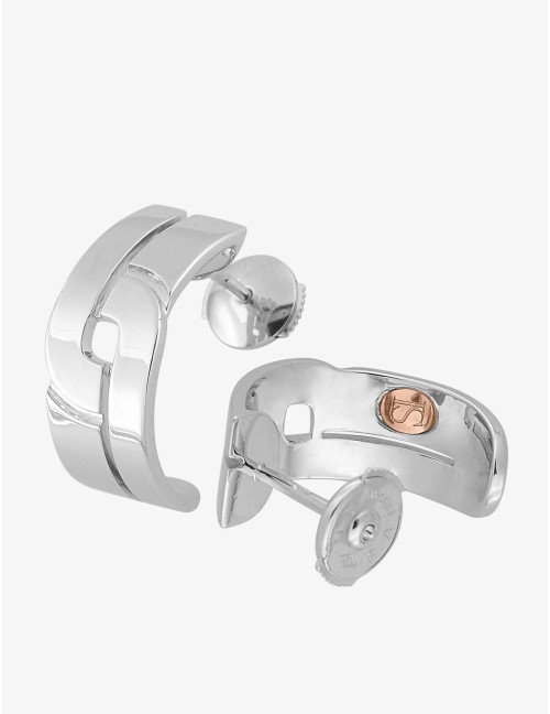 Boucles d’oreilles Fusion argent