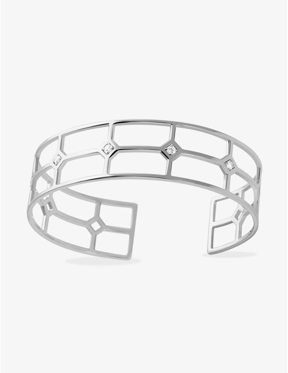 Manchette Ligne Graphique argent