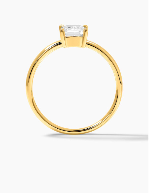 Bague Saint-Honoré dorée grande