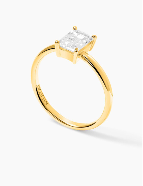 Bague Saint-Honoré dorée grande