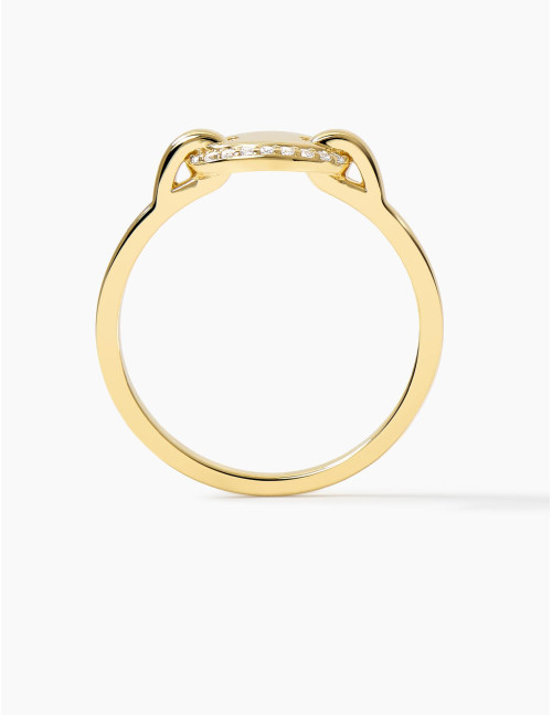 Bague Café Lumière dorée