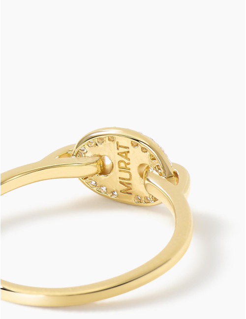 Bague Café Lumière dorée