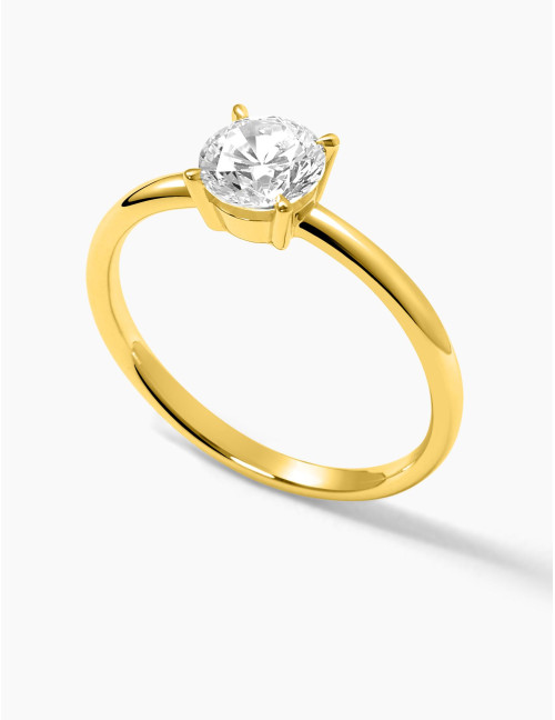 Bague Saint-Louis dorée grande
