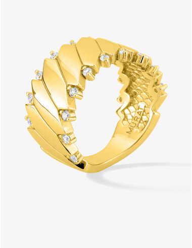 Bague Minuit Absolu dorée