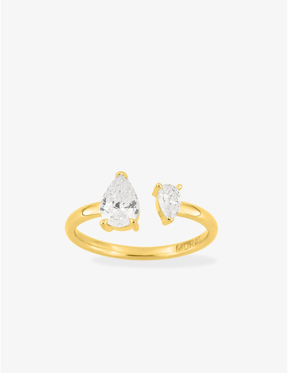 Bague Vivienne Duo dorée