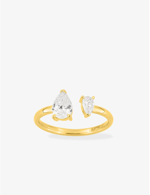 Bague Vivienne Duo dorée
