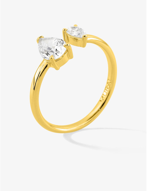 Bague Vivienne Duo dorée