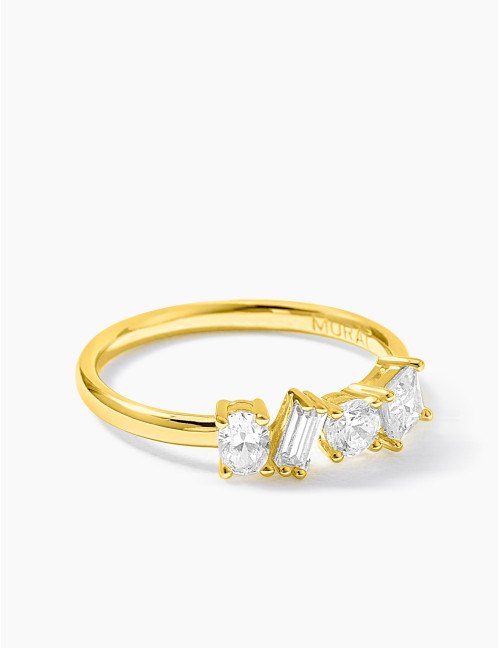 Bague Harmonie Twist doré