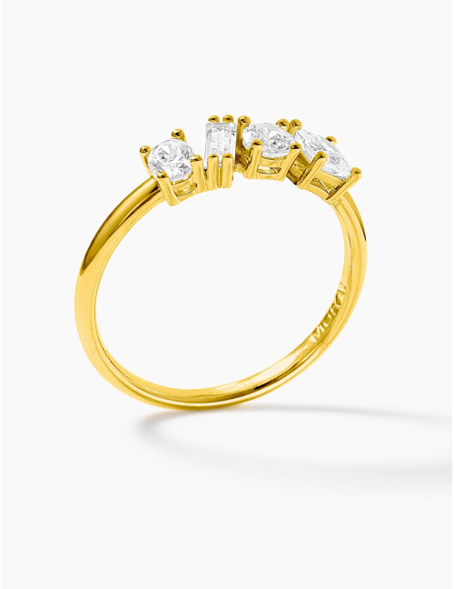 Bague Harmonie Twist doré
