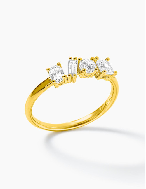 Bague Harmonie Twist doré