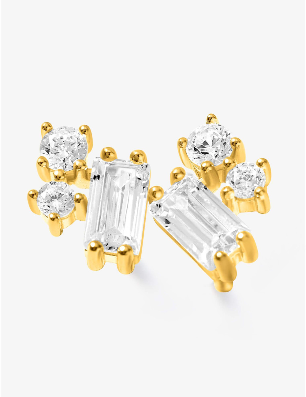 Boucles d'oreilles Harmonie Twist dorées