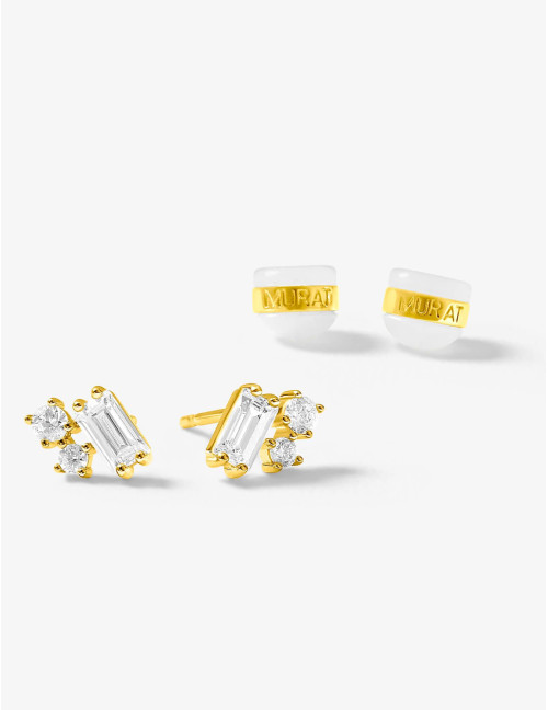 Boucles d'oreilles Harmonie Twist dorées
