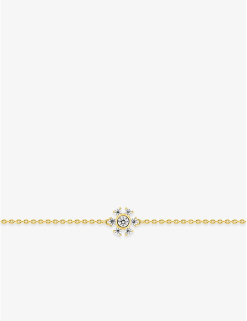 Bracelet Cristal d’Hiver doré