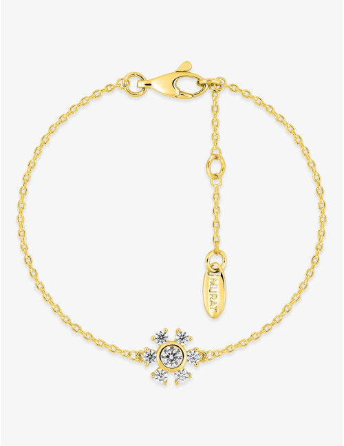 Bracelet Cristal d’Hiver doré