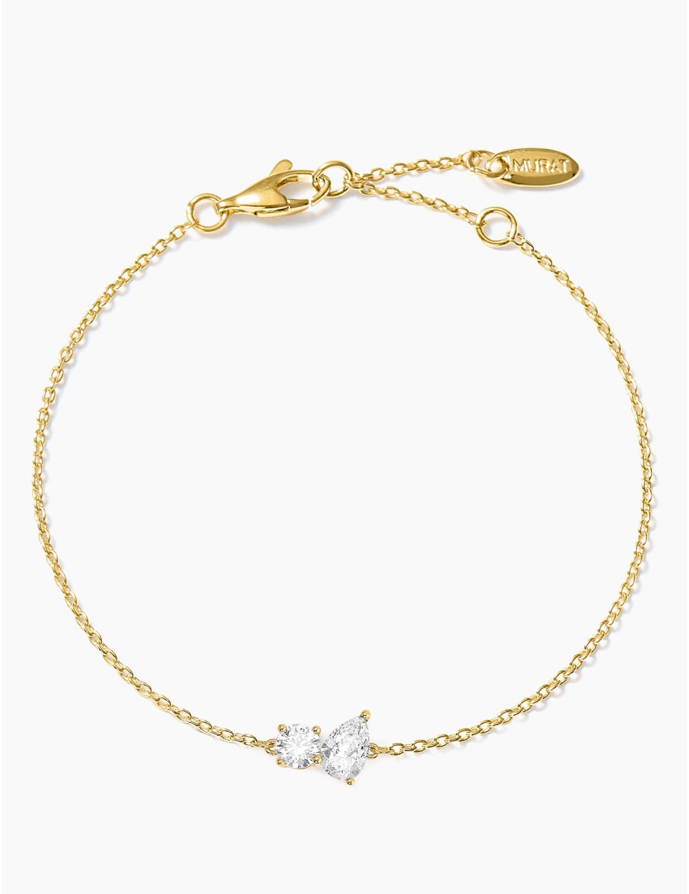 Bracelet Toi & Moi Twist doré