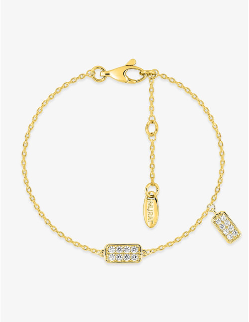 Bracelet Les Pavés doré