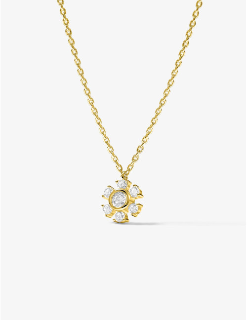 Collier Cristal d’Hiver doré