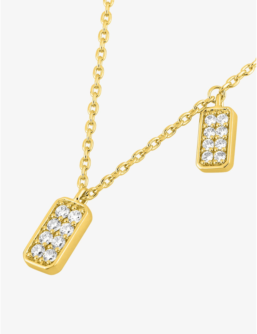 Collier Les Pavés doré