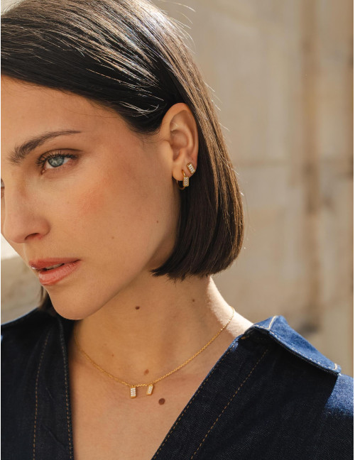 Collier Les Pavés doré