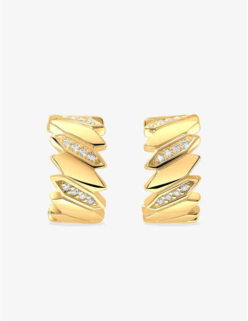 Boucles d’oreilles Minuit dorée