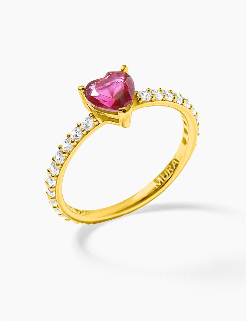 Bague Sacré-Cœur accompagnée argent