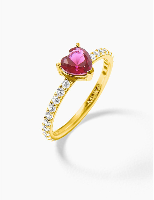 Bague Sacré-Cœur accompagnée argent