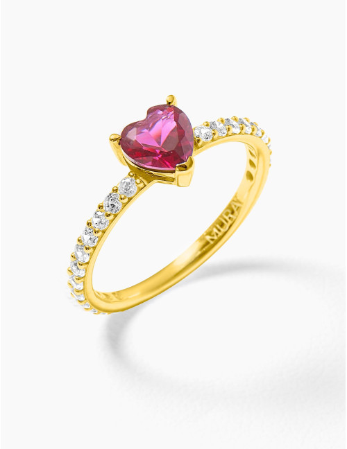 Bague Sacré-Cœur accompagnée argent