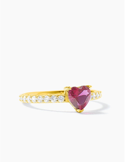 Bague Sacré-Cœur accompagnée argent