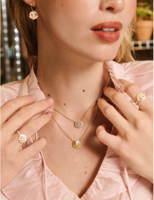 Collier La Rose doré