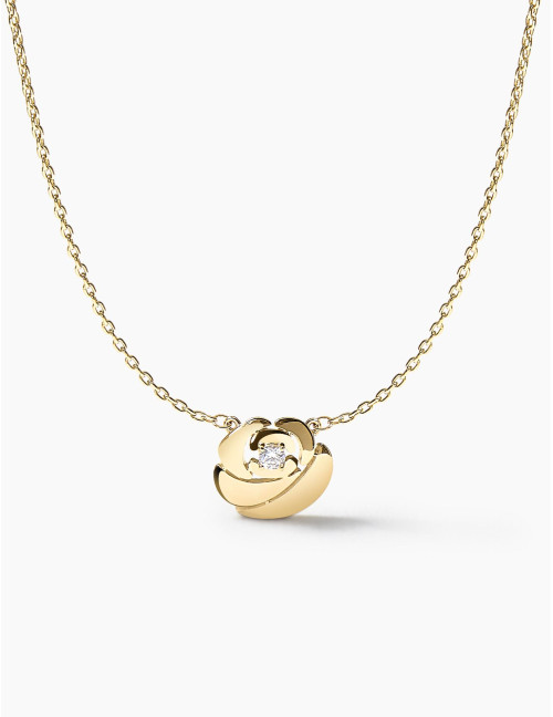 Collier La Rose doré