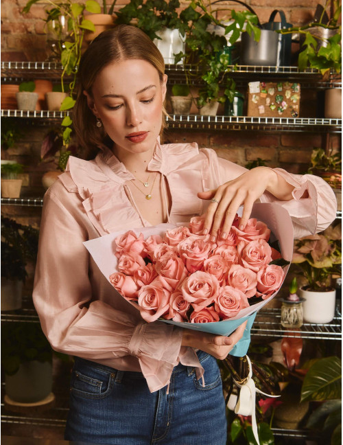 Collier La Rose doré