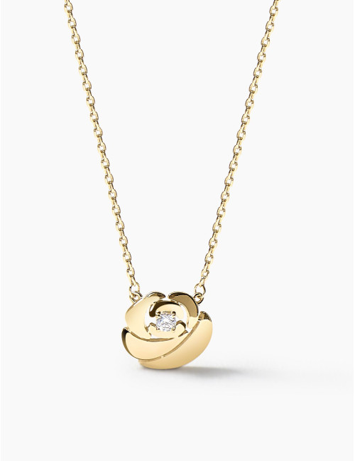 Collier La Rose doré