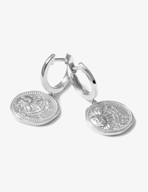 Boucles d'oreilles Le Trésor argent