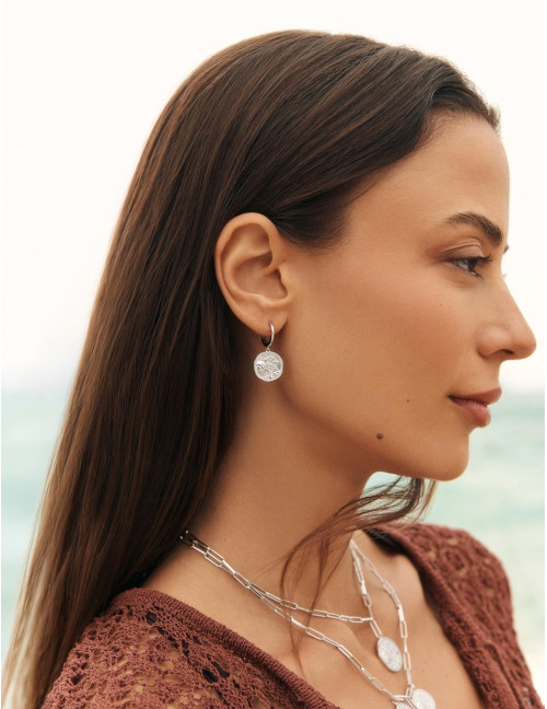 Boucles d'oreilles Le Trésor argent