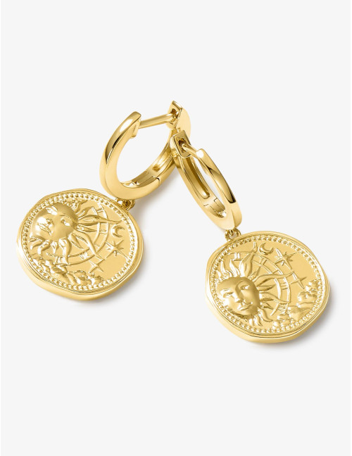 Boucles d'oreilles Le Trésor dorées