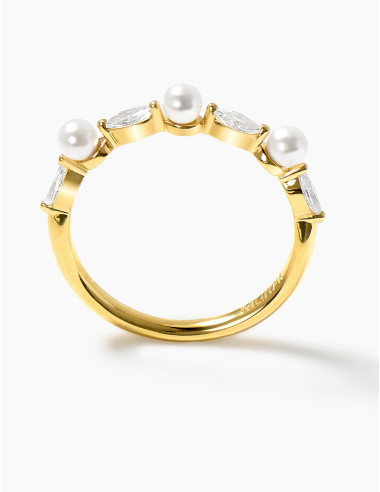 Bague Sirène dorée