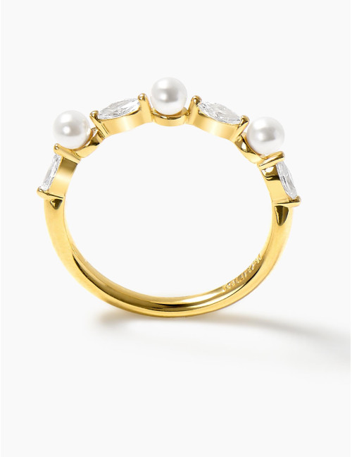 Bague Sirène dorée