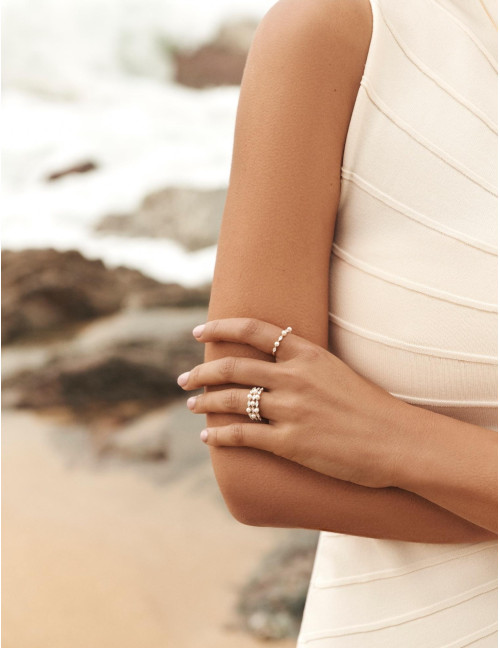 Bague Sirène dorée