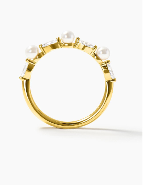 Bague Sirène dorée