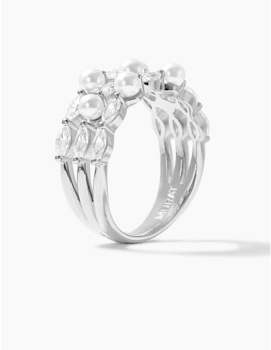 Bague Sirène Triple argent