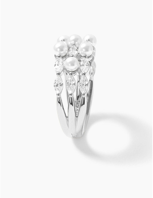 Bague Sirène Triple argent