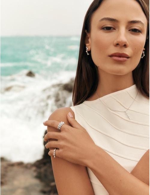 Bague Sirène Triple argent