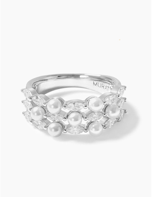 Bague Sirène Triple argent