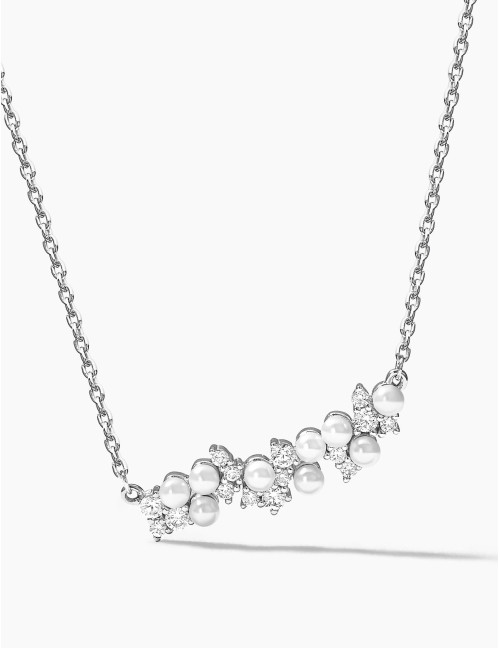 Collier Écume argent