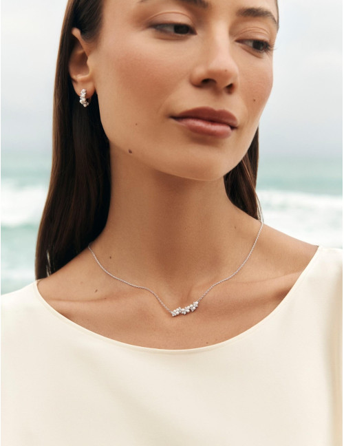 Collier Écume argent