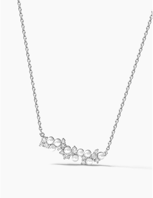 Collier Écume argent