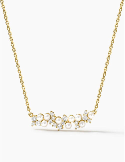 Collier Écume doré