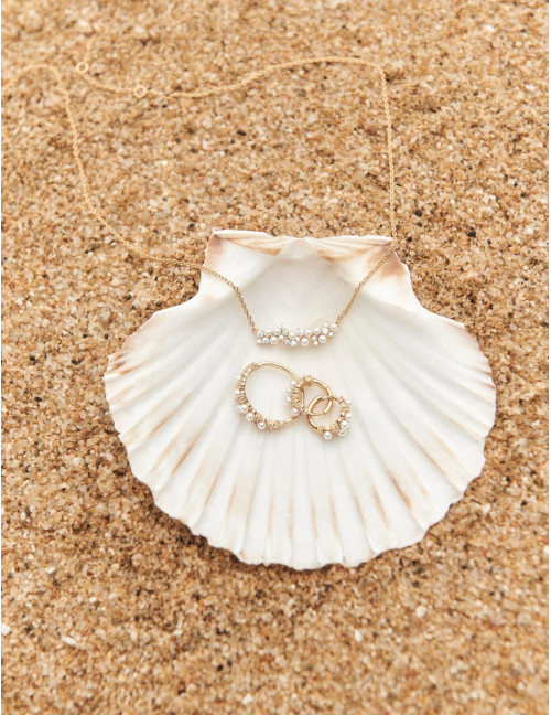 Collier Écume doré