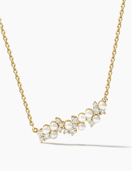 Collier Écume doré