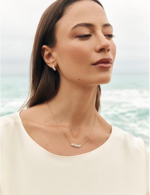 Collier Écume doré